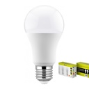 LOT DE 3 Ampoule LED G-TECH, A60, E27, 12,0 W, 1160 lm, 400