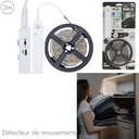 Bande led 3m detecteur mouvement