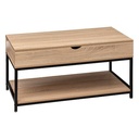 Table basse relevable aliaj, beige