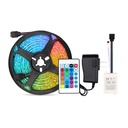 Ruban led RGB de 5 m avec alimentation et telecommande