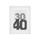 Cadre photo blanc Eva 30x40 