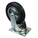 Roulette pivotante 160 mm