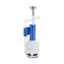 Robinet de vidange bouton chrome reservoir WC 