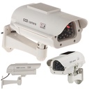 Dummy solar camera, flashing LED camera