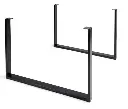 Pieds de meuble pour table basse / commode – Noir