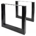 Square table legs 780 × 730 mm Black