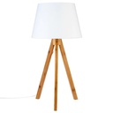 Lampe trepied Bahi – H55,5 cm – Blanc