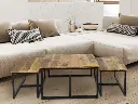 Table basse – ensemble de 3 tables d’appoint 
