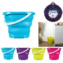 Seau pliable rond 10 L – 4 volets assortis