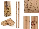 Roll of kraft gift paper 70x200 cm