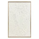 Decoration murale 3D Kohana 116x75 cm – blanc