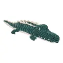 Peluche crocodile Émile L80 cm – vert