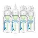 Biberons anti-coliques Dr. Brown’s Options+ 120 ml – Débit lent niveau 1 – Lot de 4