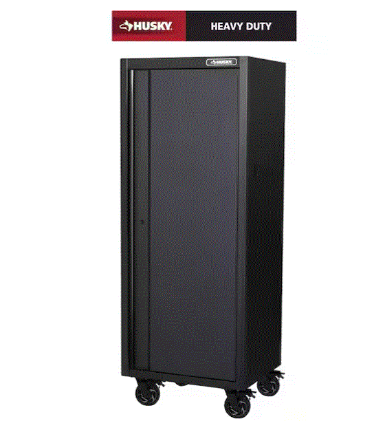 HUSKY Armoire à outils a roulettes-4 etageres- 70LR*58PR*187HT