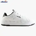 Basket Ellesse Homme BLANC Bordure Noir