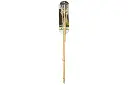 Lampe torche de jardin en bambou solaire 78 cm