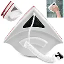 Nettoyeur de vitres double face avec raclette