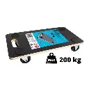 Plateforme de transport rectangulaire 600 x 300 mm 200kg
