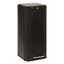 Poubelle metal 30l Delta noir