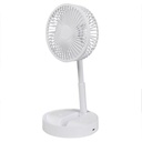 Ventilateur pliable et rechargeable blanc