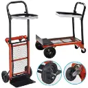 4-wheel portable cart, trash bag holder