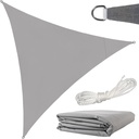 Voile d’ombrage 3 x 3 x 3 m gris – Gardlov 23147