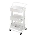 Dessert Trolley sur roulettes blanc