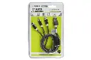 Cable USB universel 3-en-1 iPhone mini-USB USB-C