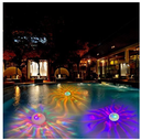 Colorful floating pool LED light