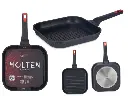 Poele a Griller 28x28cm en fonte à induction complète 