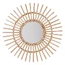 Danica D70 bamboo mirror, beige