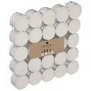 Tea light candle x50 many white D3.7 white