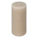 Round candle olia tp 6.8x14, beige