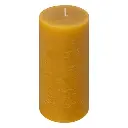 Round candle olia yellow 6.8x14, mustard