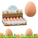 Bouncing ball, egg, brown, about 4x5cm