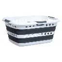 Panier retract 45l blanc/gris