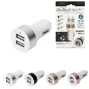 chargeur double usb allume-cigare 3a voiture