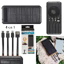 Portable solar battery 10000mah cable included