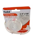 T-STATIONERY RUBAN ADHÉSIF TRANSPARENT AVEC DISTRIBUTEUR FOSKA